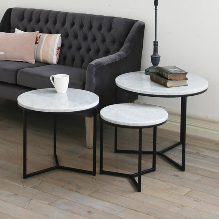 ZARA マーブル サイドテーブル 大理石 ホワイト zara 大理石 ホワイト