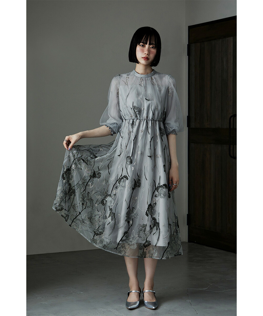 楽天市場】刺繍レースワンピース ドレス フォーマル 結婚式 二次会