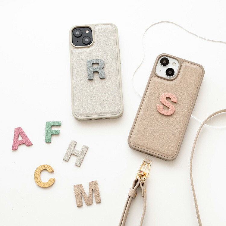 楽天市場】多機種対応 スマホケース カラー リアケース イニシャル