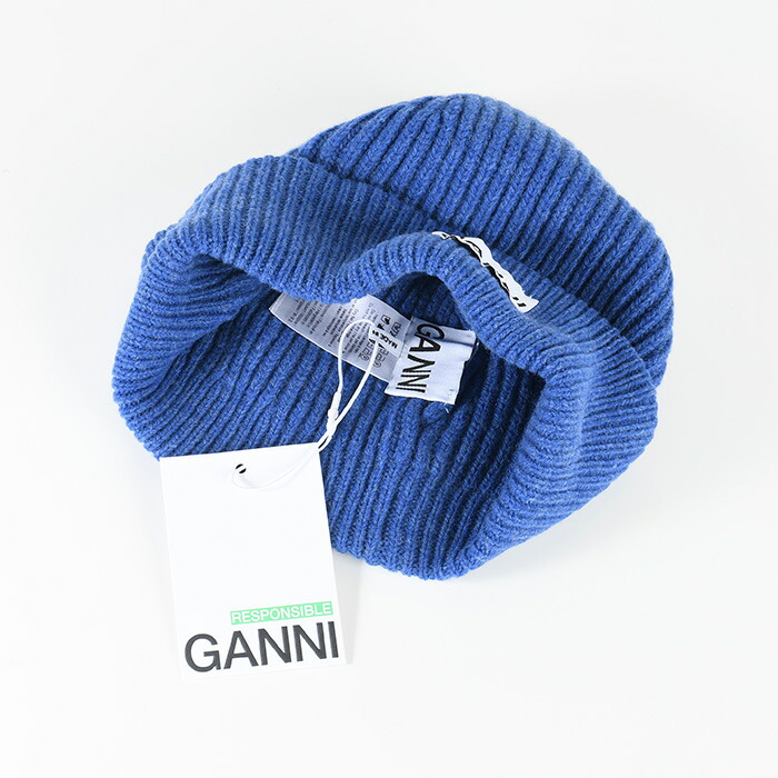 ガニー GANNI ロゴビーニー スカイブルー 楽天市場】【10％OFFクーポン