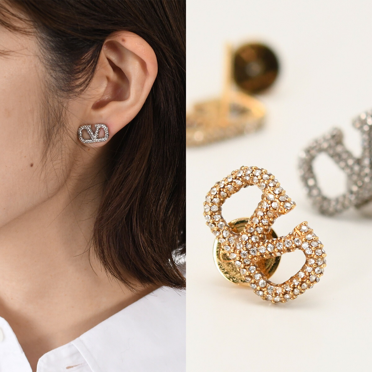 楽天市場】VALENTINO ヴァレンティノ ピアス アクセサリー WJ0F85YCW