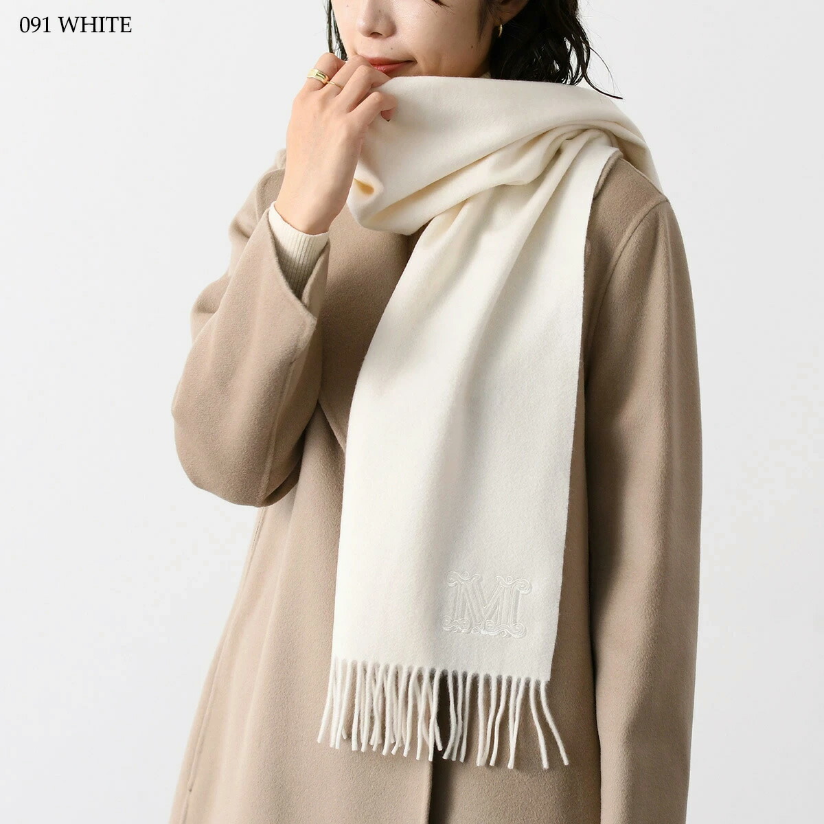 楽天市場】MaxMara マックスマーラ カシミア マフラー WSDALIA