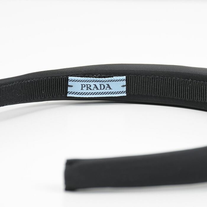 楽天市場】PRADA プラダ カチューシャ Re-Nylon ヘアバンド 1IH020