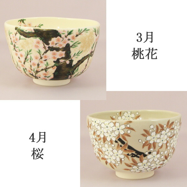 楽天市場】【茶道具 / 茶碗】 伊藤若冲12ヶ月茶碗セット 「鶏の絵茶碗