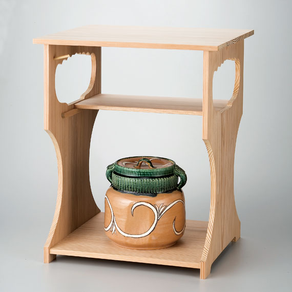 楽天市場】【茶道具 / 棚】杉棚 玄々斎好写 小林幸斎 作 : 抹茶と