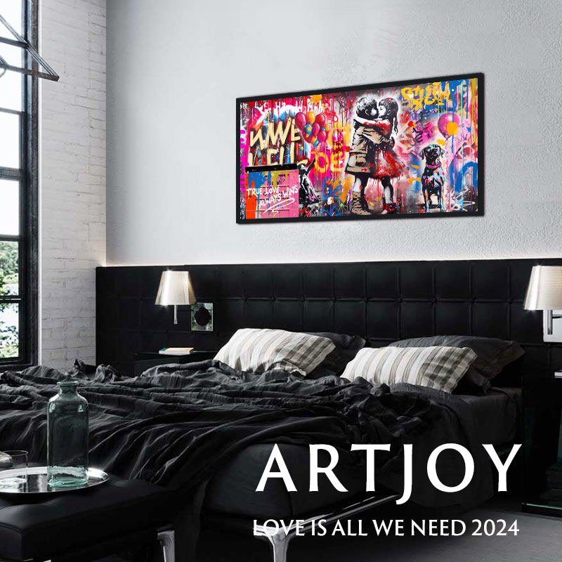 楽天市場】【2月10日 限定クーポン】【新作2024】ARTJOY 絵画 LOVE IS