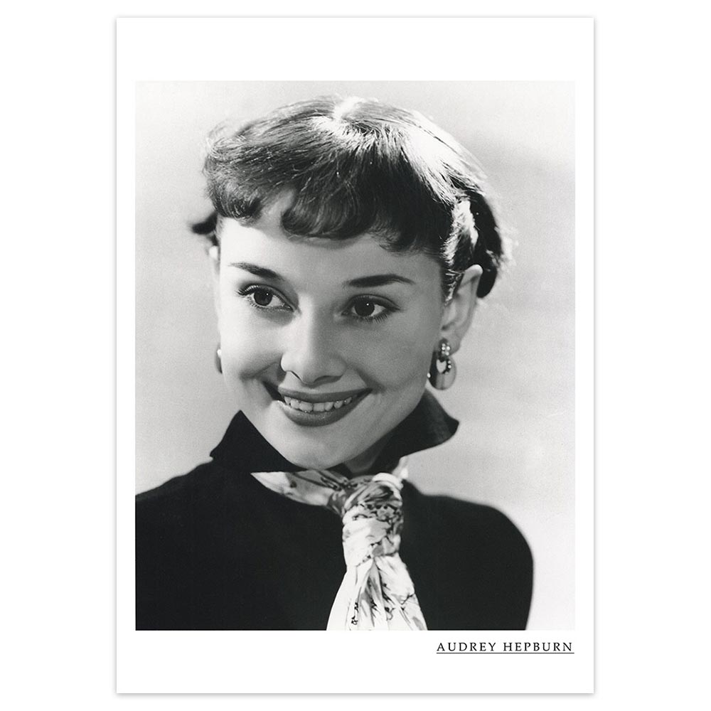 オードリー・ヘプバーン 写真展 公式グッズ B1大型 ポスター マーク