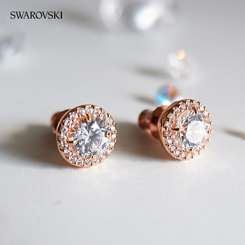 楽天市場】【P×5倍！】 スワロフスキー Una Angelic スタッドピアス