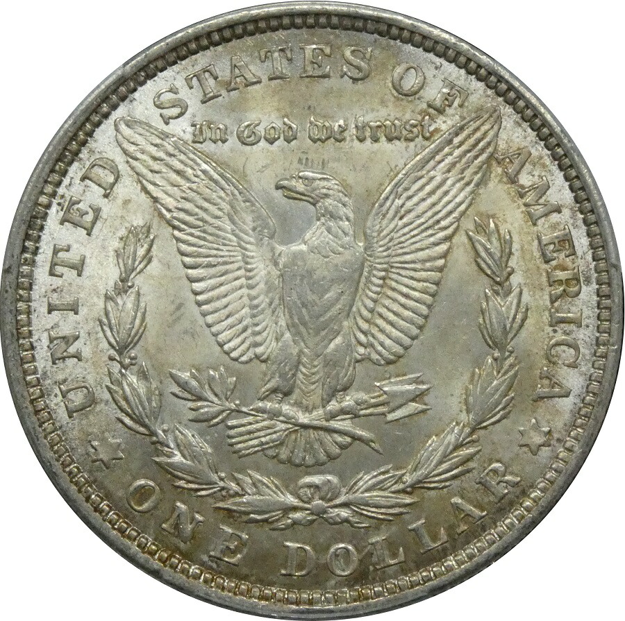 アメリカ モルガンダラー銀貨1896 MS-62 PCGS NGC MS62 モルガンダラー
