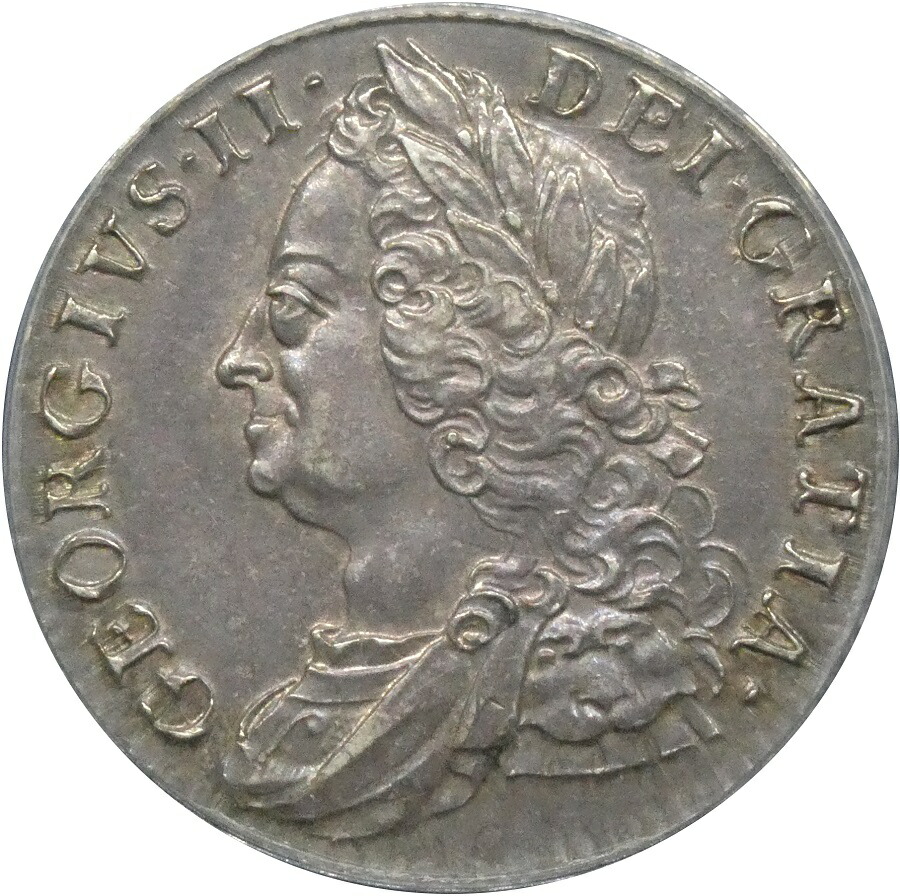 楽天市場】ANACS AU55 シリング銀貨 ジョージ二世 銀貨 ANACS鑑定 1758