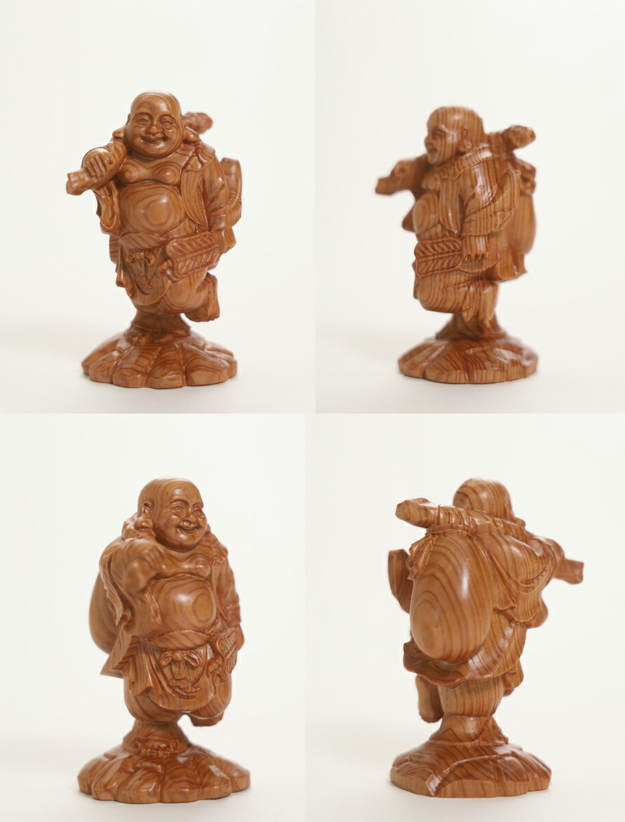 楽天市場】屋久杉 七福神 木彫り 一刀彫 / 素材：屋久杉（置物,縁起物
