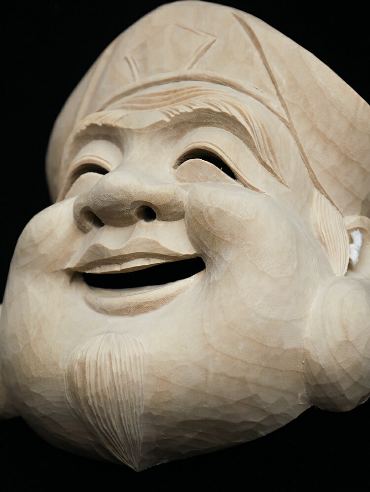 楽天市場】〜木彫り 大黒 お面〜一刀彫 / 素材：楠 : 津山銘木有馬店