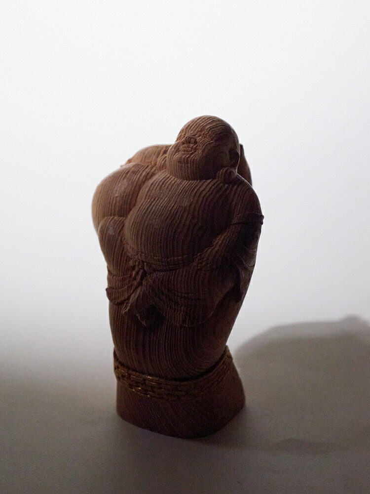 楽天市場】【総高11cm】屋久杉 布袋様 木彫り 置物 一刀彫 / 素材