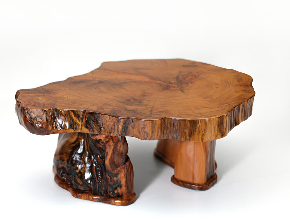 屋久杉・天然木・1枚板・輪切りの座卓（中古） 楽天市場】屋久杉