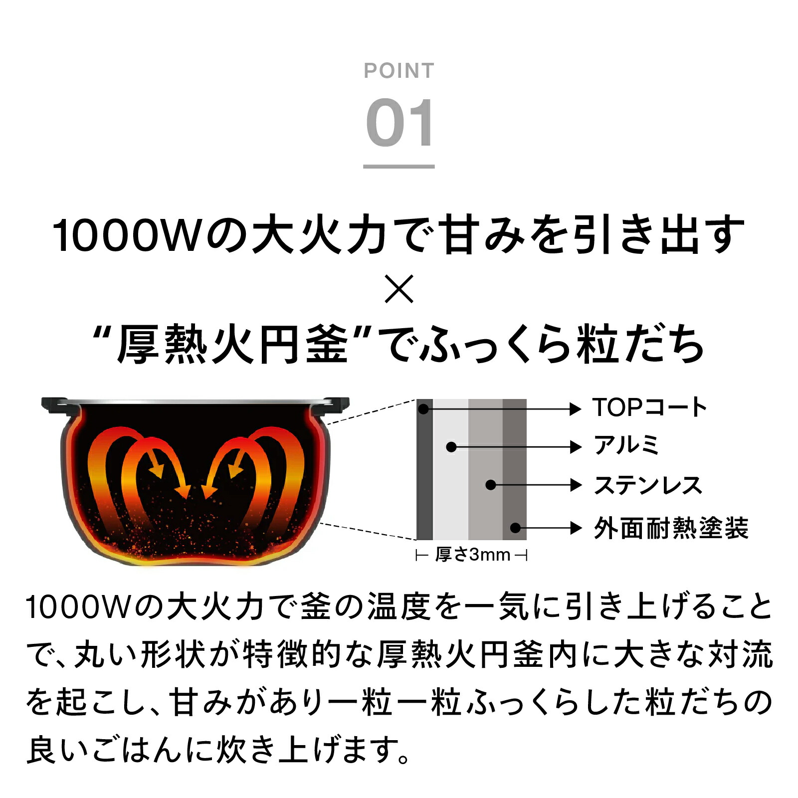 楽天市場】【公式】炊飯器 3合 RM-D793 ホワイト ブラック