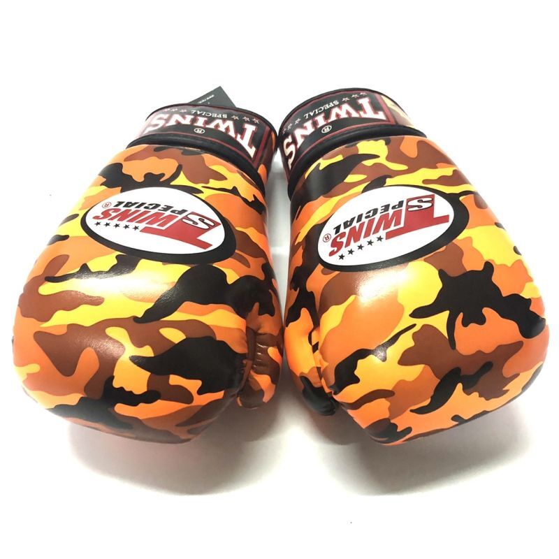 楽天市場】TWINS SPECIAL ボクシンググローブ 12oz PU迷彩オレンジ