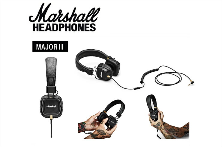 楽天市場】Marshall Headphones マーシャル ヘッドホン MAJOR2
