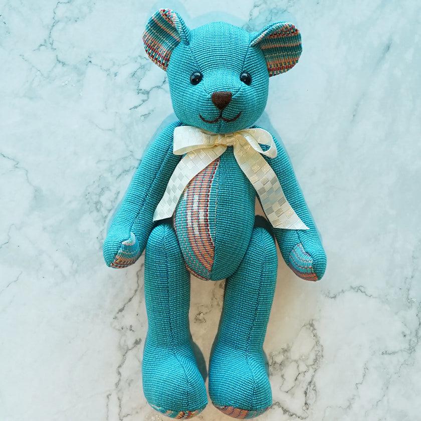 楽天市場】【テディベア】 かなさ (青) | 八重山みんさー織り |あざみ