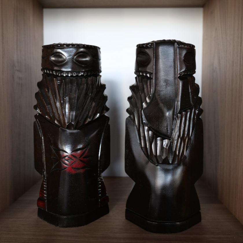 置物】ニポポ特彫 10号 | アイヌ工芸 北海道アイヌ木彫り (ニポポ)