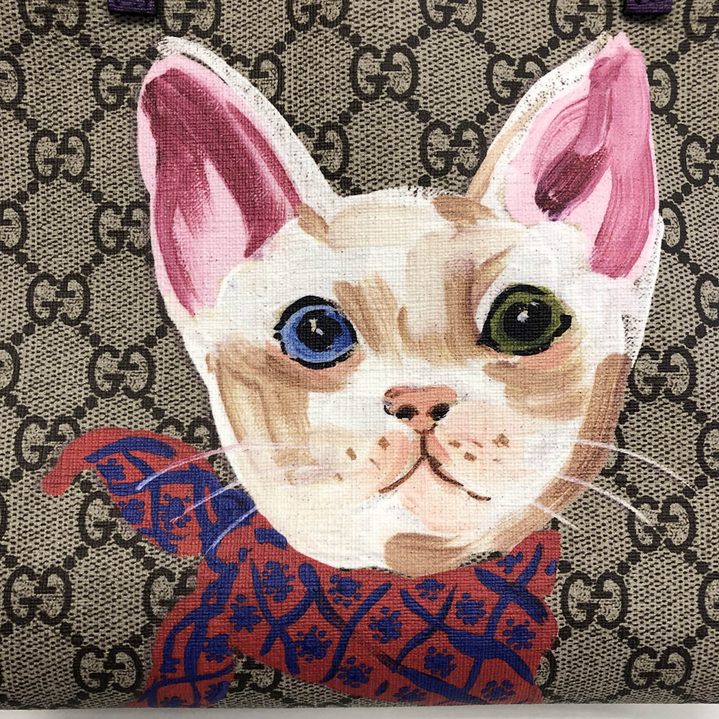最強開運日！即決したGUCCI×猫のキッズバッグがお得でカワイイ