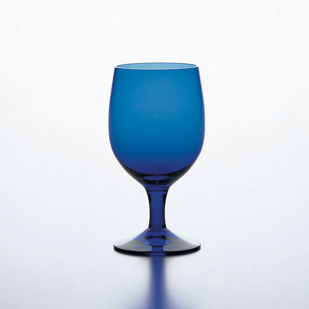 ベネチアングラス ムラーノ グラス ゴブレット ブルー 青 ベネチアン