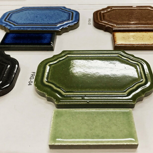 楽天市場】フラングレイス モザイクタイル 八角形 ボーダー 和モダン