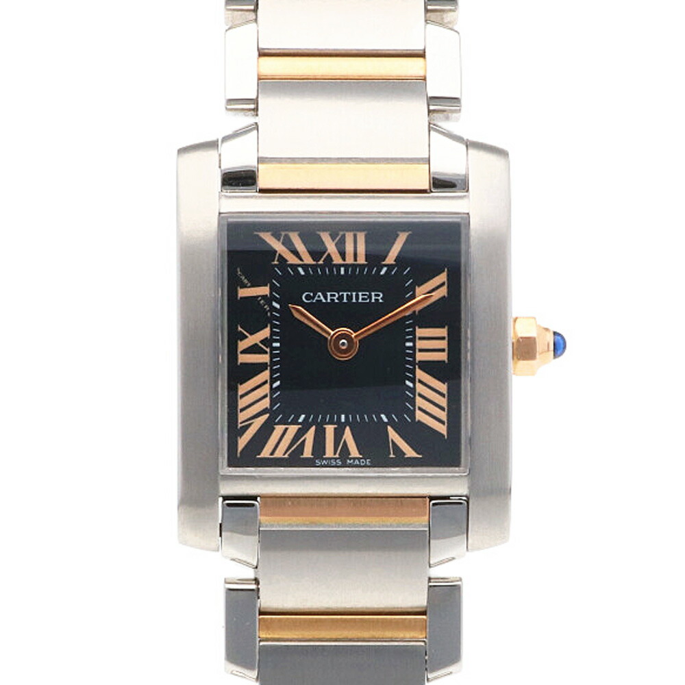 カルティエ タンクフランセーズSM 駒 タンク SS ☆カルティエ タンク