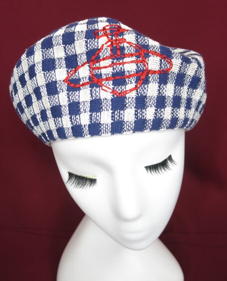 楽天市場】【中古】Vivienne Westwood / ギンガムチェックベレー帽