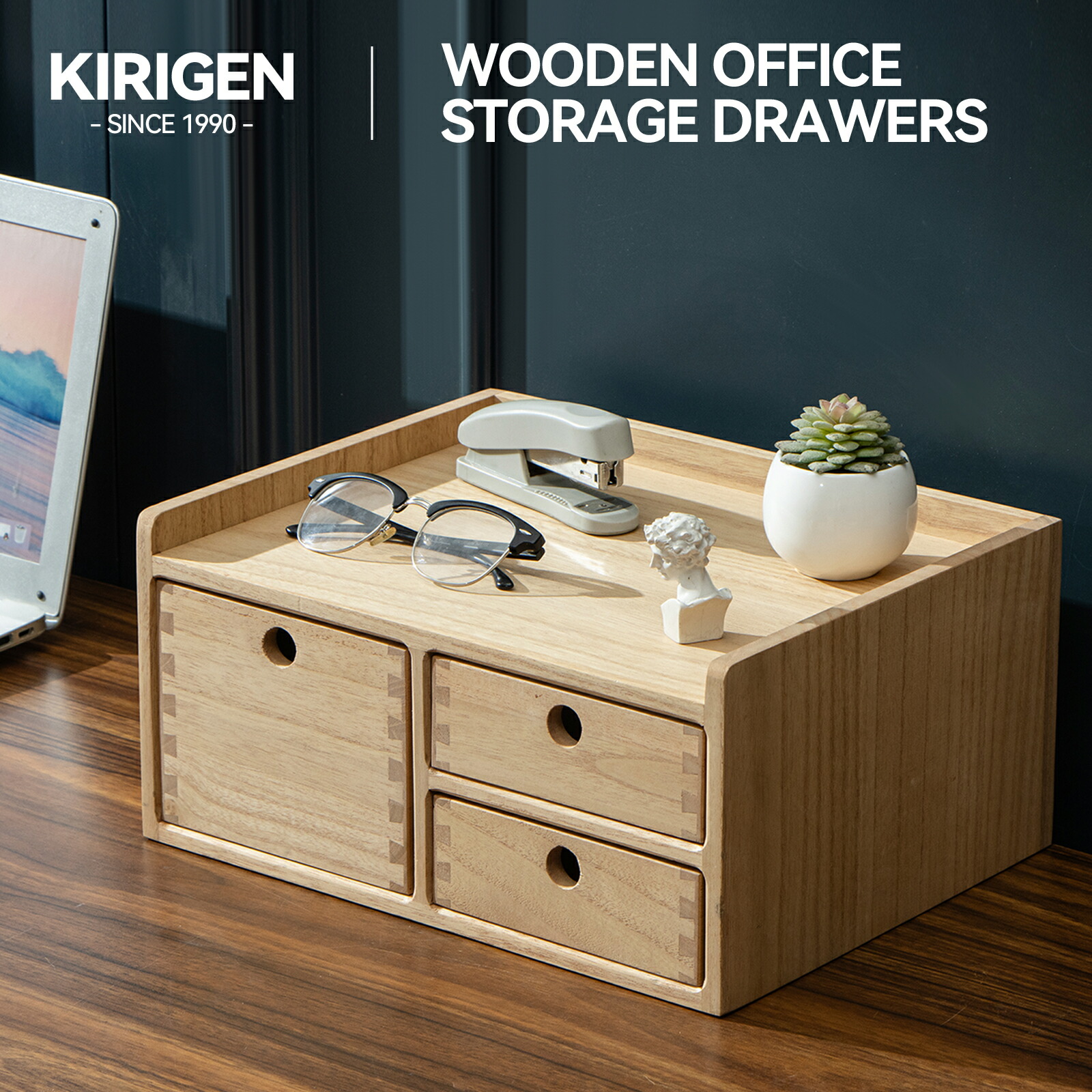 レトロ 卓上 小引き出し 抽斗 5杯 収納 小物入れ レターケース 仕切り