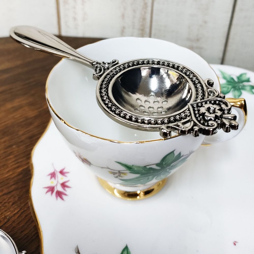 アンティーク ティー ストレーナー 茶漉し 1913年 ツール レア