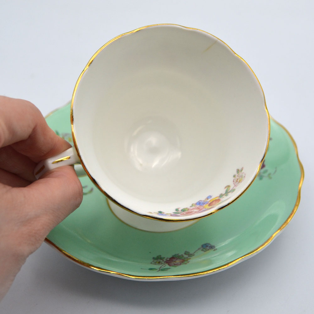 楽天市場】【訳あり】 アンティーク トリオ ティーカップ＆ソーサー