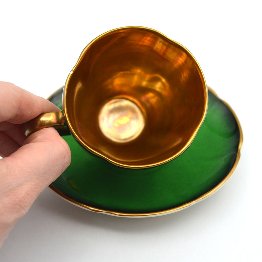 楽天市場】アンティーク デミタス カップ＆ソーサー Carlton Ware