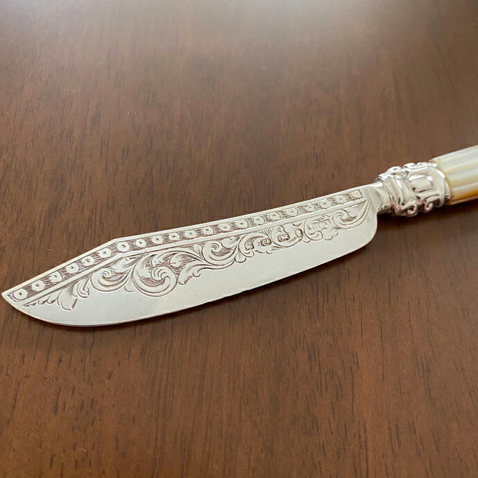 楽天市場】銀 バターナイフの通販 金土日セール中！純銀製