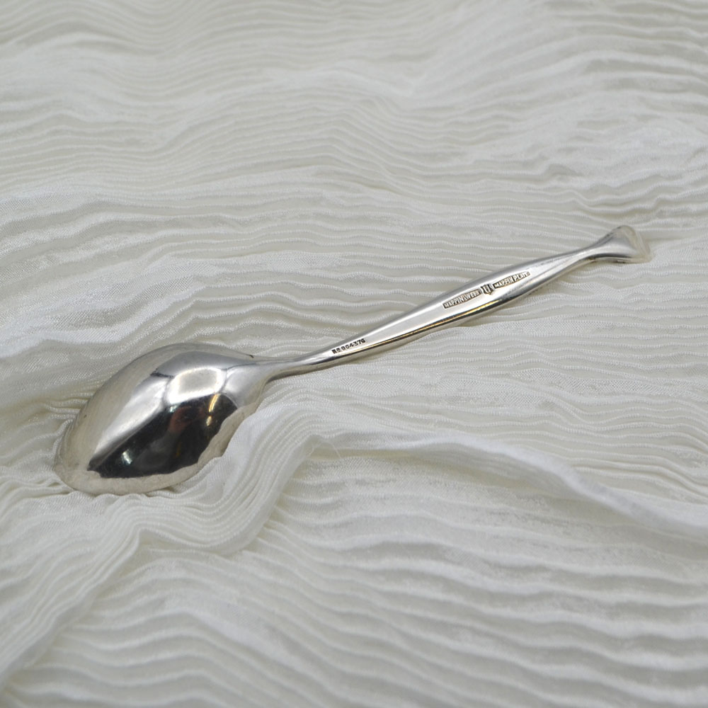 イギリス製 アンティークシルバープレート 台 スプーン ティー アール