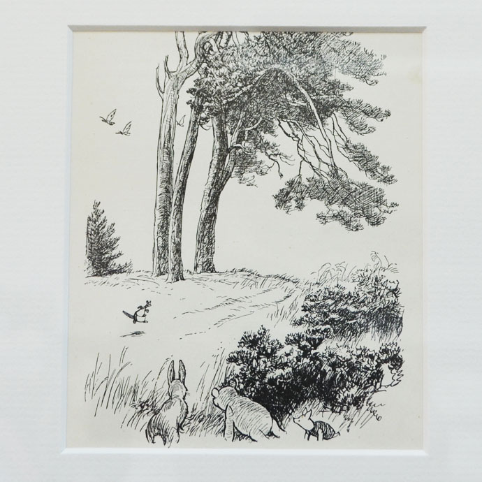 楽天市場】アンティーク 額絵 Winnie the Pooh クマのプーさん カンガ