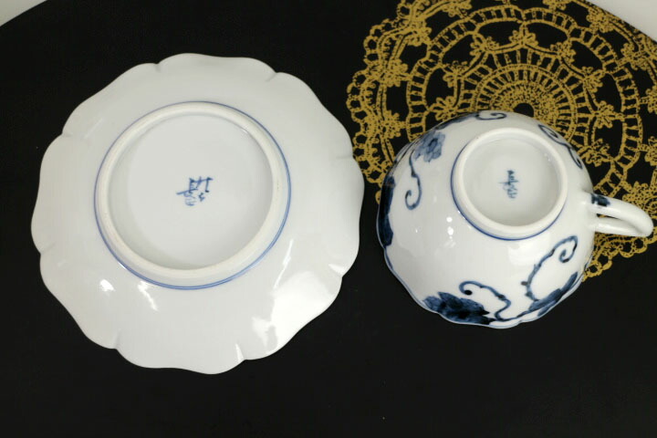 楽天市場】九谷焼 カップ＆ソーサー ぶどう文/山本長左（宮内庁御用窯