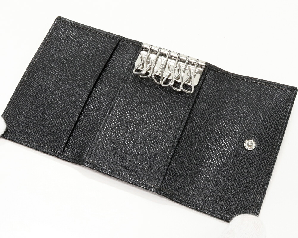 楽天市場】ブルガリ 6連キーケース クラシコ グレインカーフレザー 黒