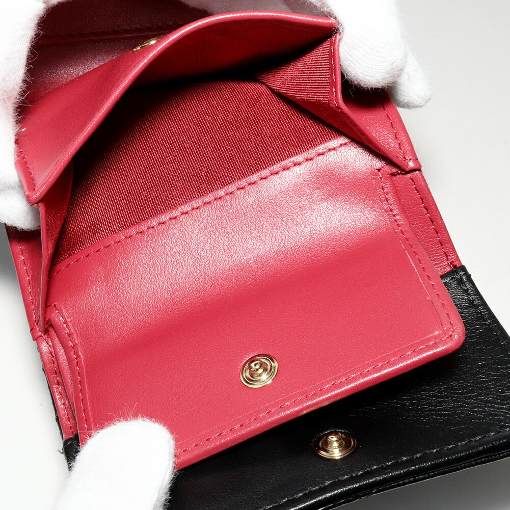 楽天市場】シャネル 三つ折り財布(小銭入れあり) 二つ折り財布