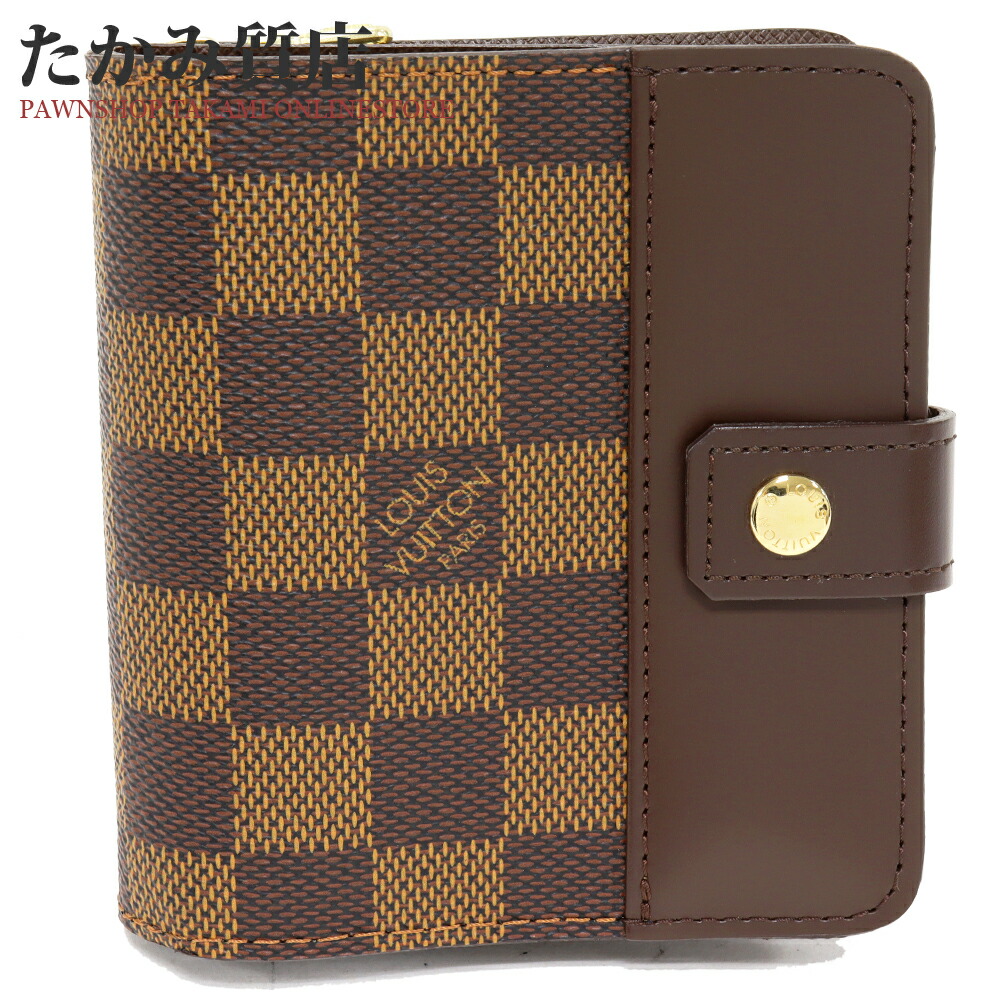 楽天市場】ダミエ コンパクトジップの通販