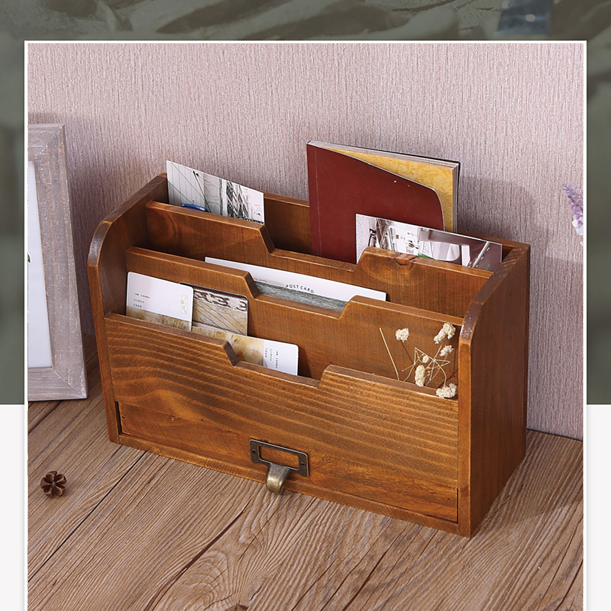 楽天市場】木製 卓上 小物入れ 引き出し ミニチェスト アンティーク