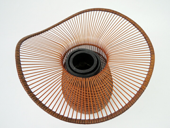 伝統工芸士 森上仁作 竹製 豊後篭 掛花篭 花生 共箱