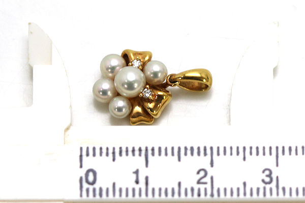 楽天市場】TASAKI 田崎真珠 ペンダントトップ K18YG リボン 18金