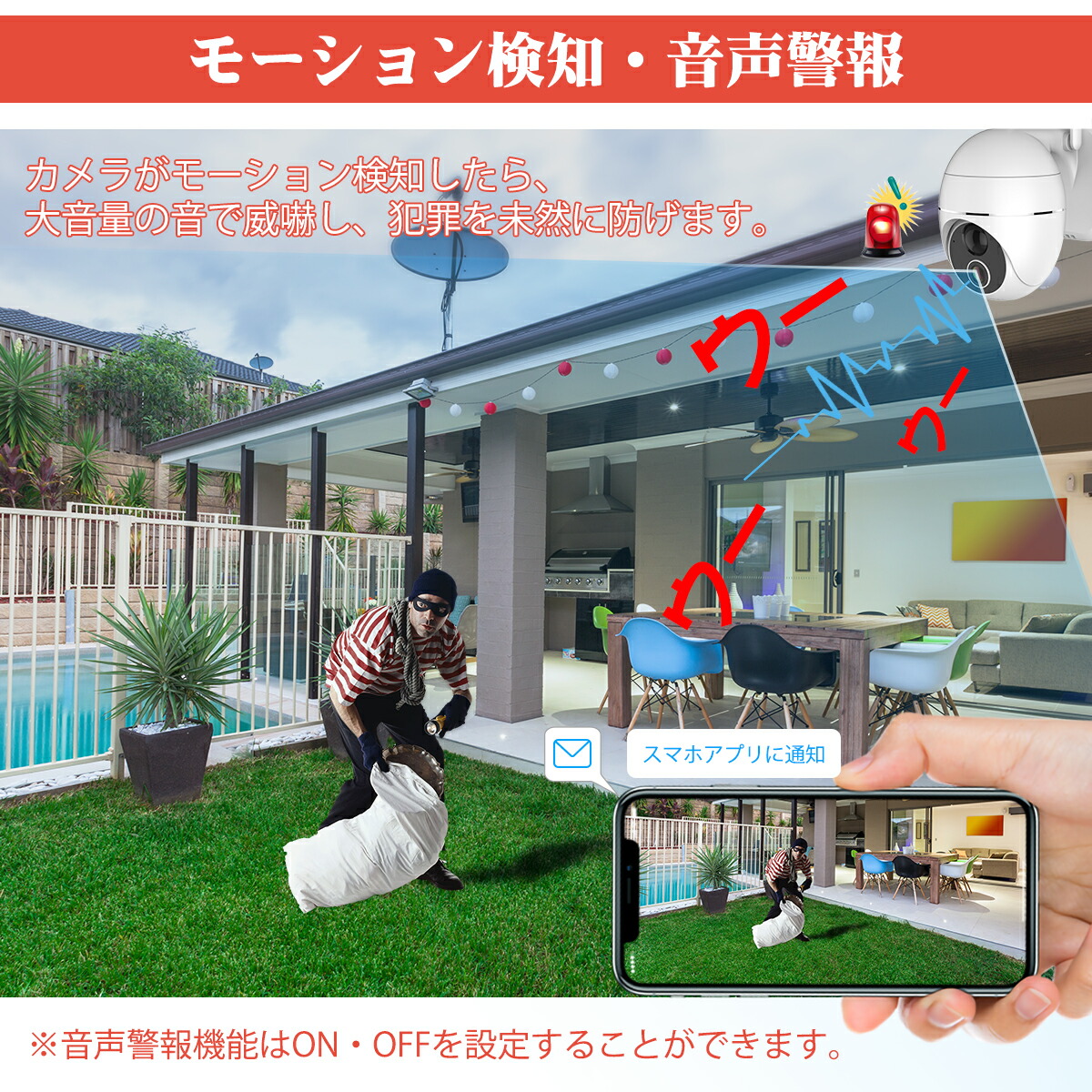 楽天市場】☆限定12％OFFクーポン！☆ 防犯カメラ ワイヤレス 屋外