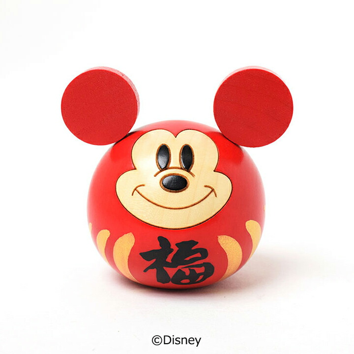 楽天市場】【送料無料】ミッキー福ダルマ 卯三郎こけし 木製 日本製