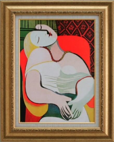 ピカソ 作品 木版画 版画芸術 額装 真作パブロ ピカソ1955年 作品