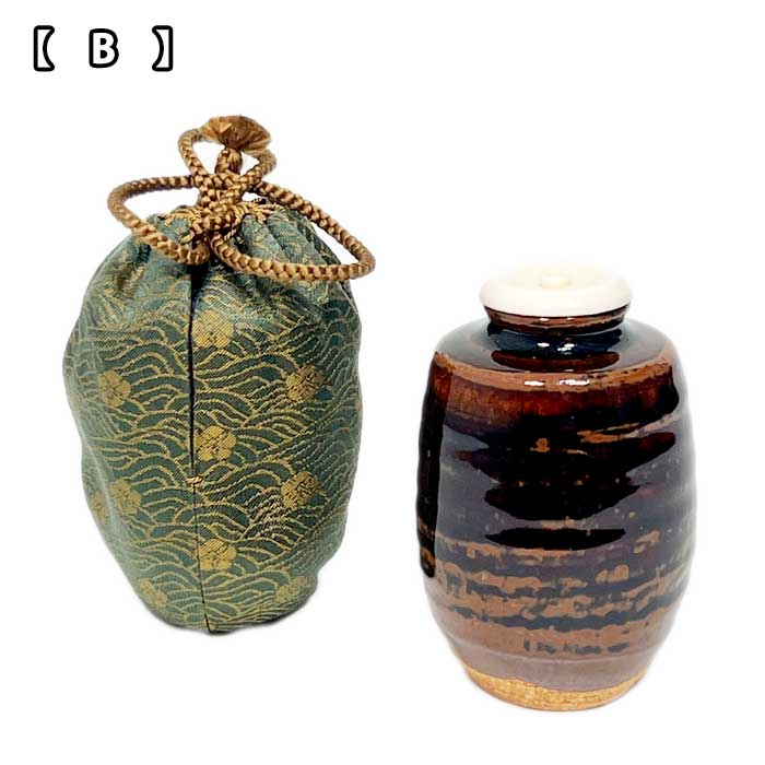 楽天市場】柄おまかせ 茶道具 濃茶器 瀬戸肩衝茶入 全3色 : お茶道具