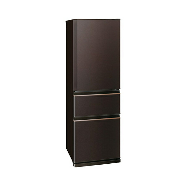 2021年製 MITSUBISHI 冷蔵庫 MR-CX37G-BR 365L 三菱電機 MR-CX37G 価格