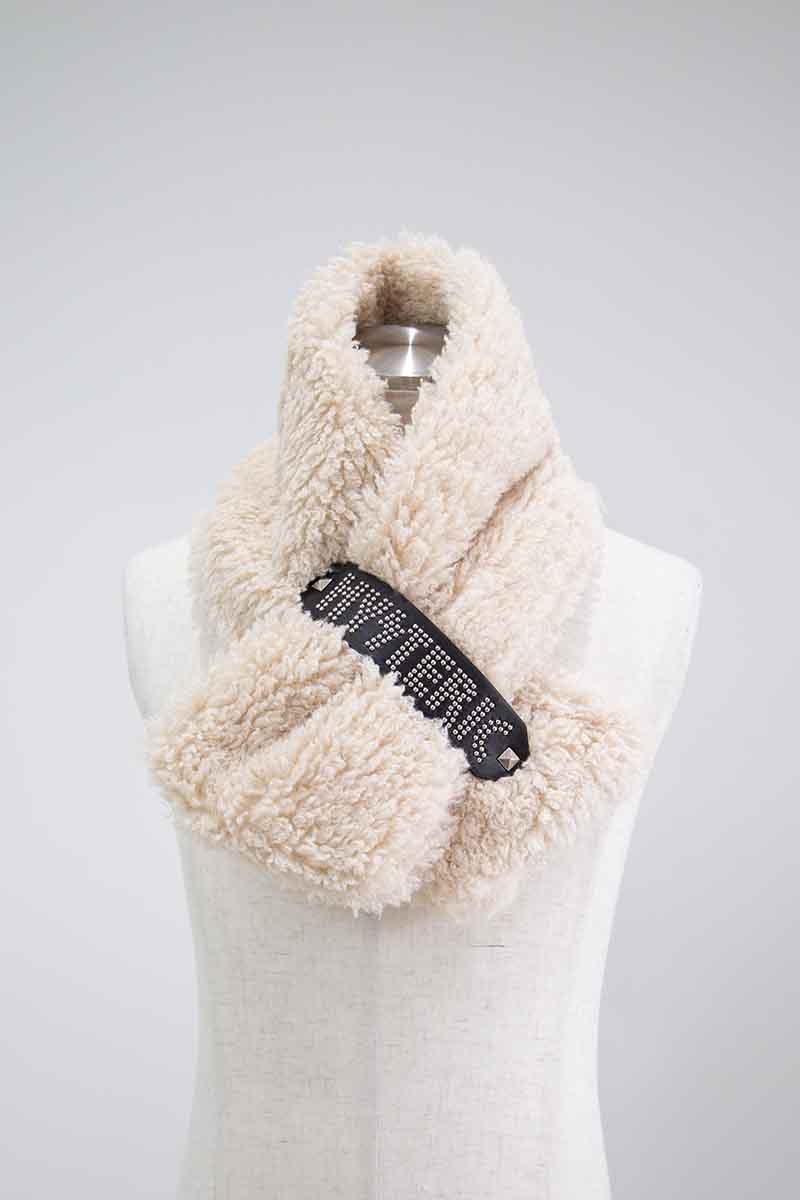 HYSTERIC GLAMOUR パンクボーダーキャップ・マフラー ブルーセット