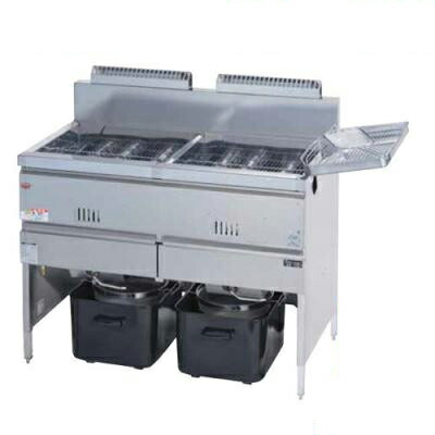 楽天市場】MGF-C23WK 【マルゼン】 涼厨フライヤー 23L×2 2槽式 幅1030