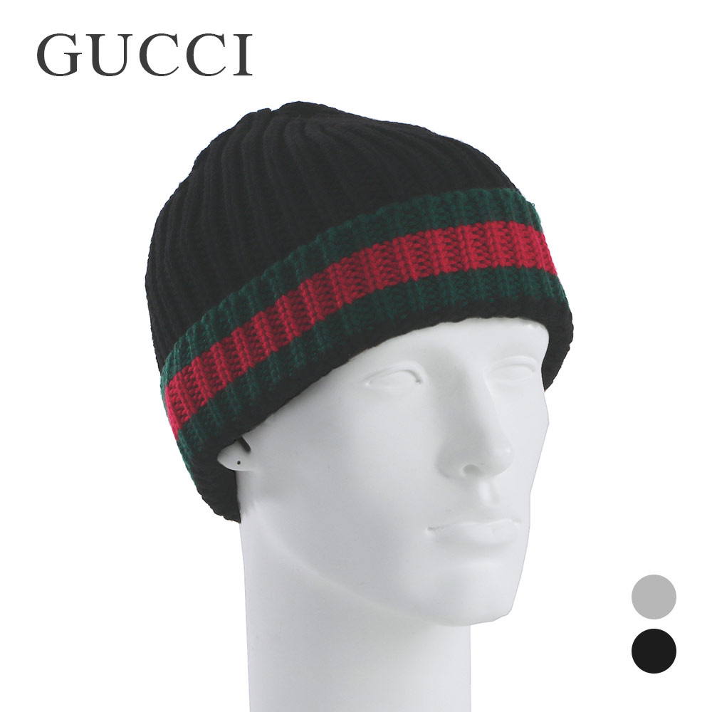 グッチ GUCCI ウールニット帽キャップ男女兼用M グッチ GUCCI ウール